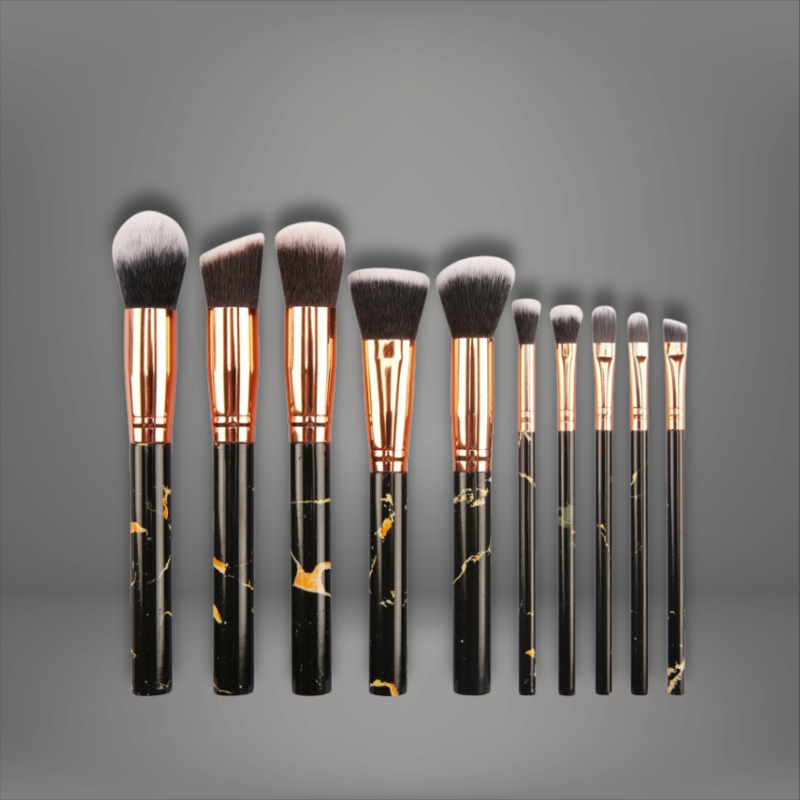 Marble Makeup Brush Set