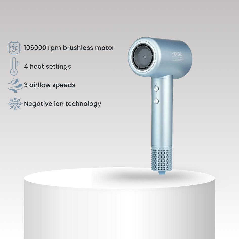 VEVOR High-Speed Ionic Hair Dryer