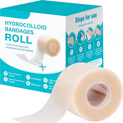 Hydrocolloid roll for pimple and acne