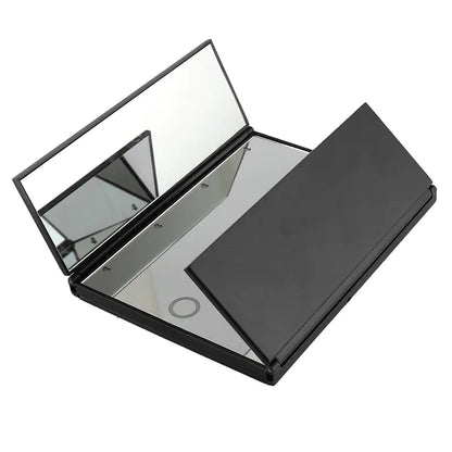 Tri-fold makeup mirror