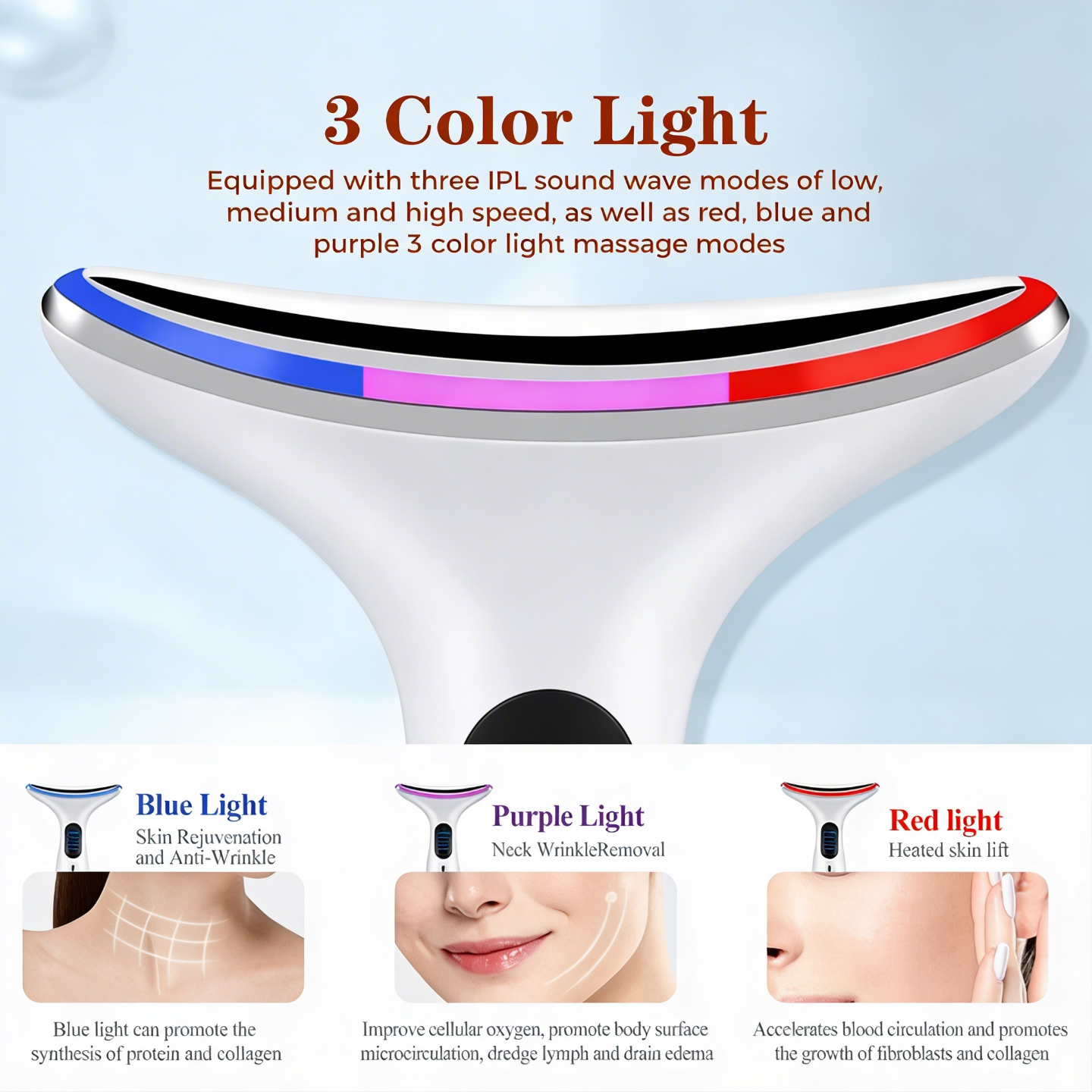 Neck beauty device