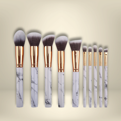 Marble Makeup Brush Set